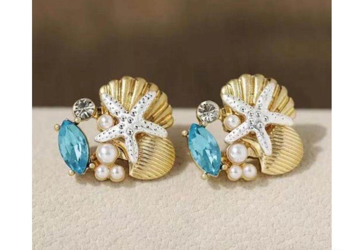 Ocean Star Glam Studs