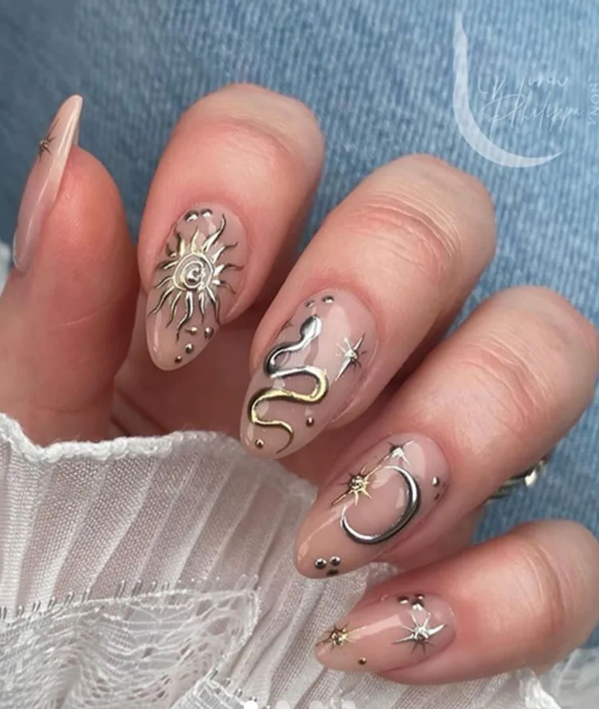 Celestial Metallic Art