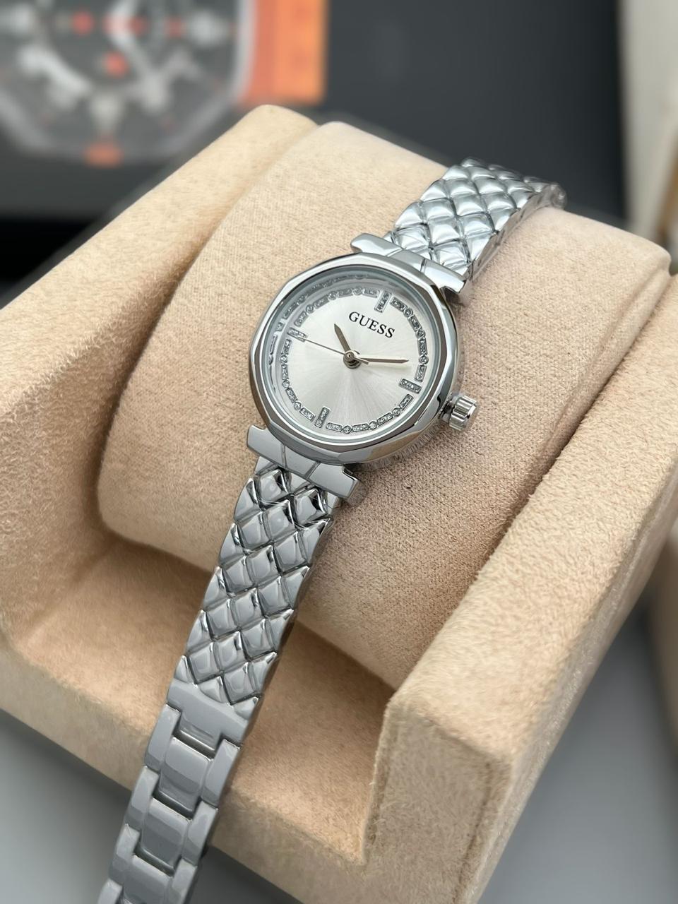 Silver GUESS Watch (Silver Dial)