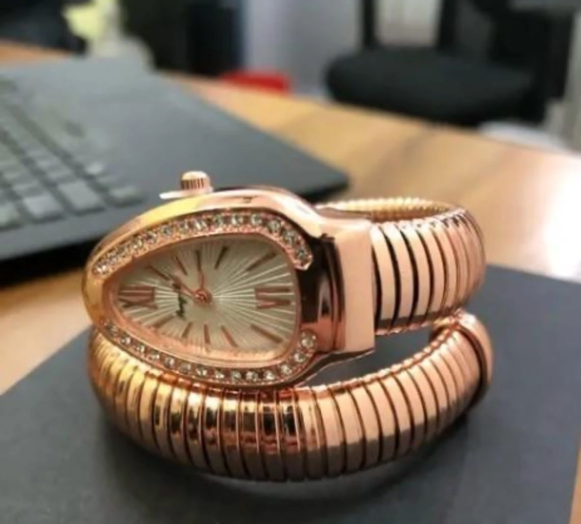 Rose Gold Serpent Watch
